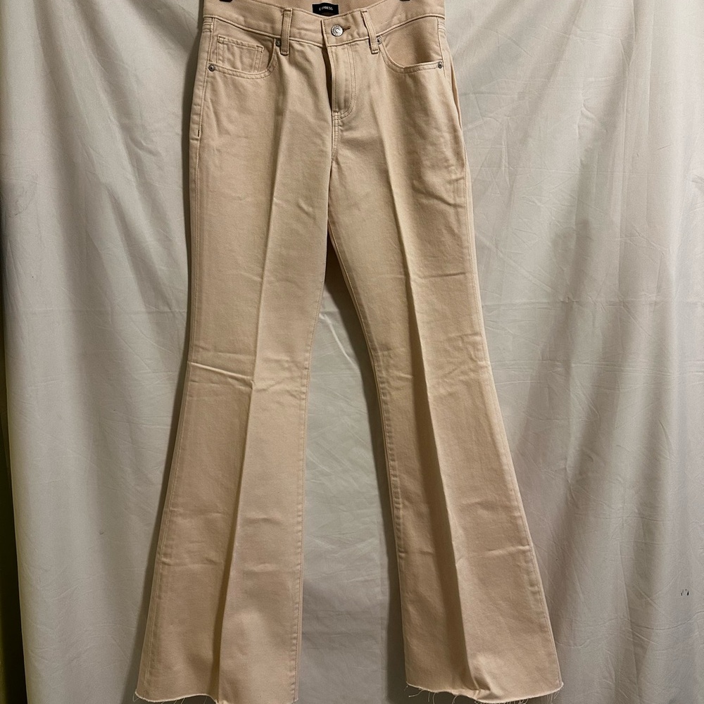 Express Beige Denim Pants